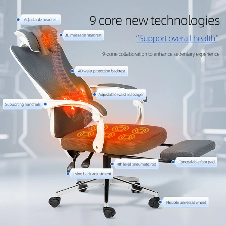 Okos ergonómikus iroda masszázs szék